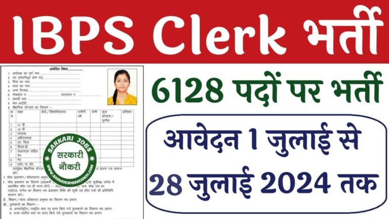 IBPS Clerk Bharti 2024: आईबीपीएस क्लर्क के 6128 पदों पर भर्ती