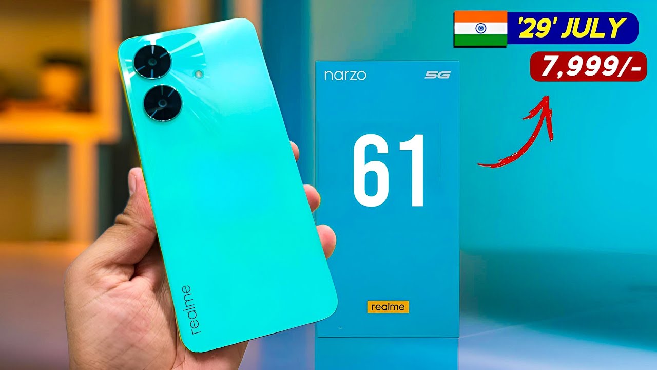 Realme Narzo N61 लाजवाब स्टाइल में 29 जुलाई को लॉन्च होगा देखे