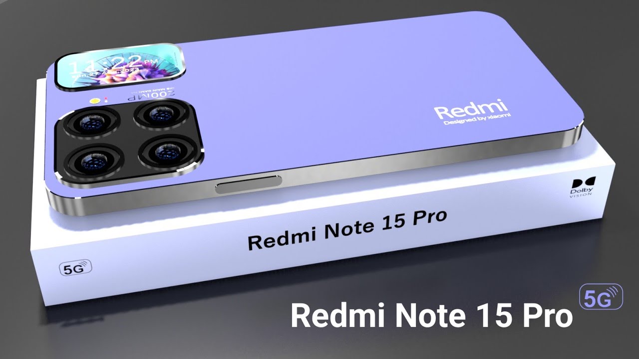 Redmi Note 15 Pro 5G 200MP कैमरा, पावरफुल प्रोसेसर व बेस्ट बैटरी